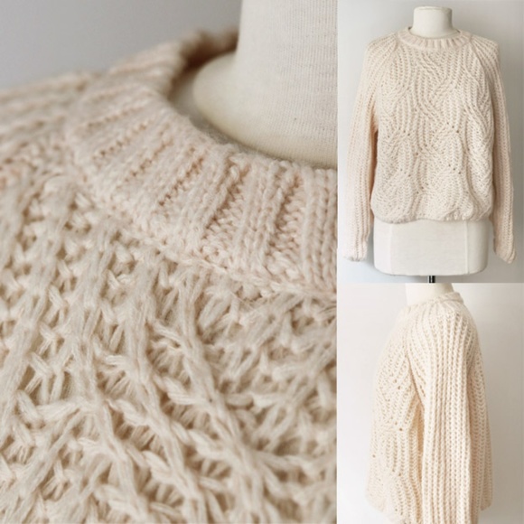 UO Kimchi Blue Bella Cable Knit Pullover Sweater - Picture 5 of 8